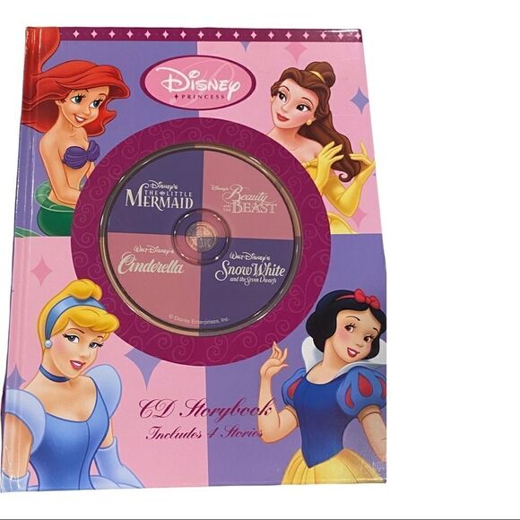 Disney Princess CD Storybook: Disney Princess CD Storybook Beauty And The Beast, - Picture 1 of 9